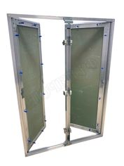 Люк под покраску Хаммер Гиппократ, В потолок, 2 створки, съёмная перегородка Люк под покраску Хаммер Гиппократ, В потолок, 2 створки, съёмная перегородка