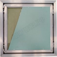 Люк под покраску Мега-Мастер Элит II, противопожарный, 1 створка, средний профиль Люк под покраску Мега-Мастер Элит II, противопожарный, 1 створка, средний профиль