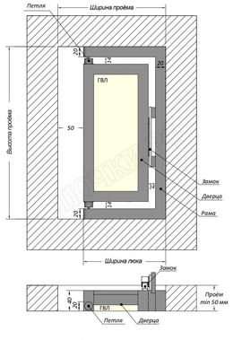 Люк под плитку Шагма для плитки 700*1100 (требуемый размер проема 710*1135, размер люка 660*1133) Люк под плитку Шагма для плитки 700*1100 (требуемый размер проема 710*1135, размер люка 660*1133)