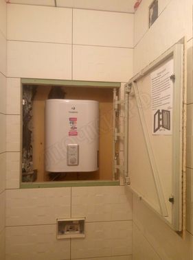 Люк под плитку Нажимной Железяка, 2 створки Люк под плитку Нажимной Железяка, 2 створки