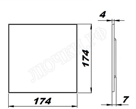 Вытяжной вентилятор airRoxy DTS, чёрный глянец, 01-172 Вытяжной вентилятор airRoxy DTS, чёрный глянец, 01-172