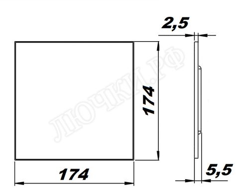 Вытяжной вентилятор airRoxy DTS, красный, 01-163 Вытяжной вентилятор airRoxy DTS, красный, 01-163