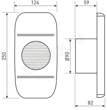 Вентилятор EDM 80 L Вентилятор EDM 80 L