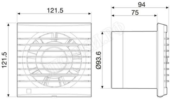 Вентилятор EDM 80 N Вентилятор EDM 80 N